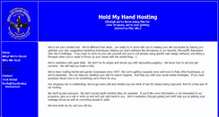 Desktop Screenshot of holdmyhandhosting.com